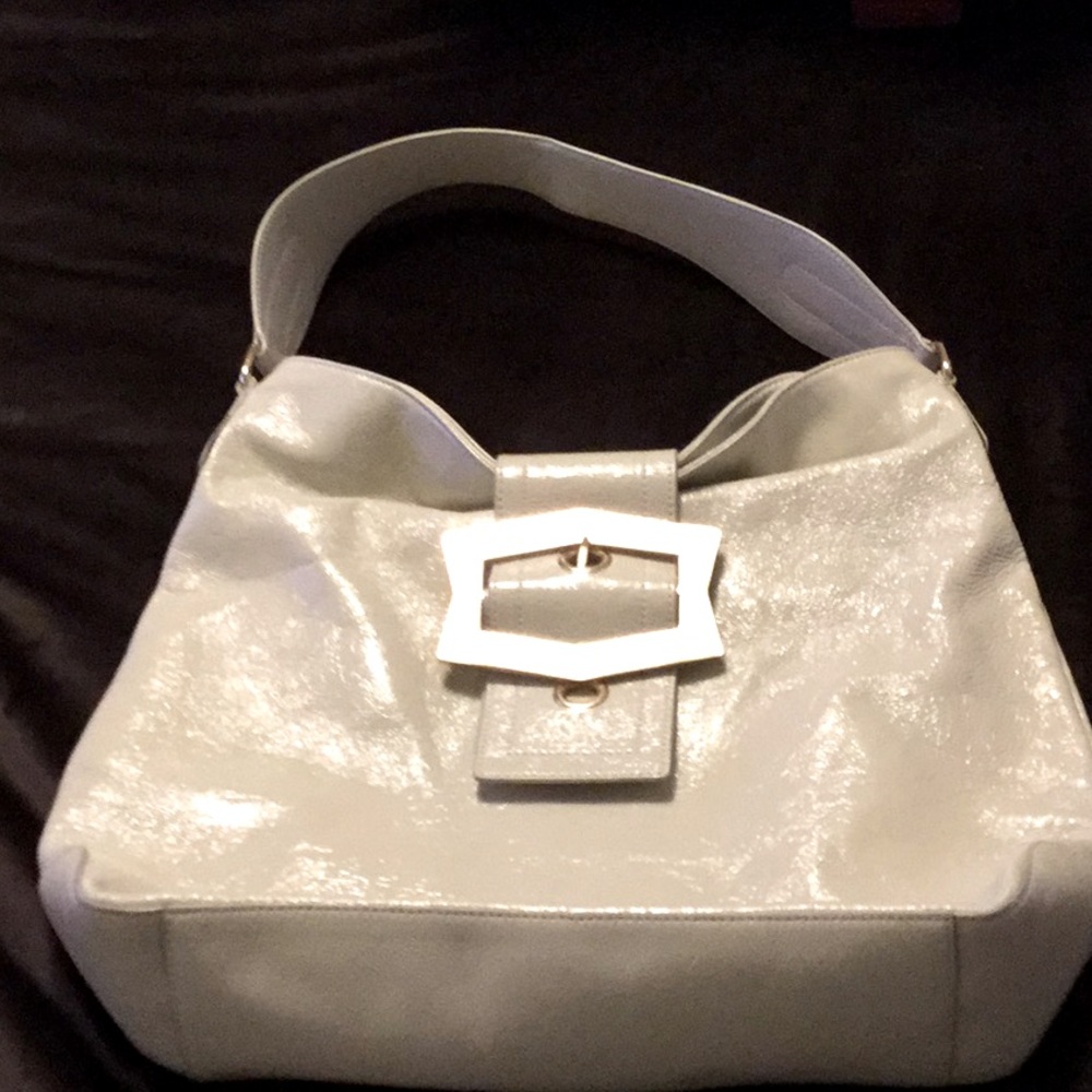 HOBO Large Ivory Leather Bag